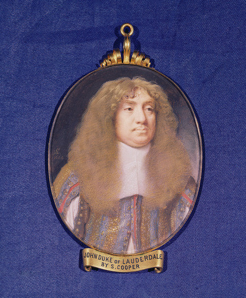 Detail of Portrait of John Maitland Duke of Lauderdale, 1664 by Samuel Cooper