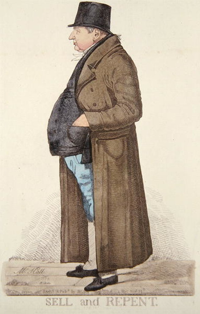 Detail of Sell and Repent, 1817 by Richard Dighton