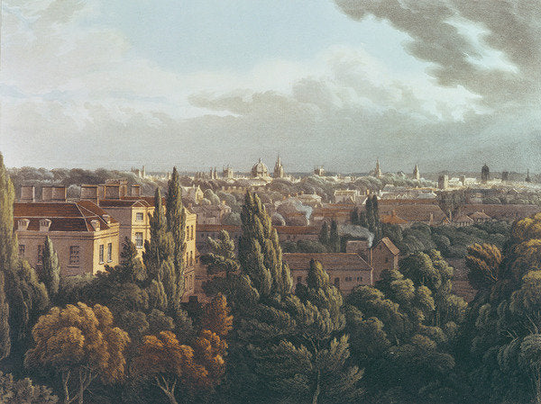 Detail of View of Oxford from the Gallery in the Observatory by William (after) Turner