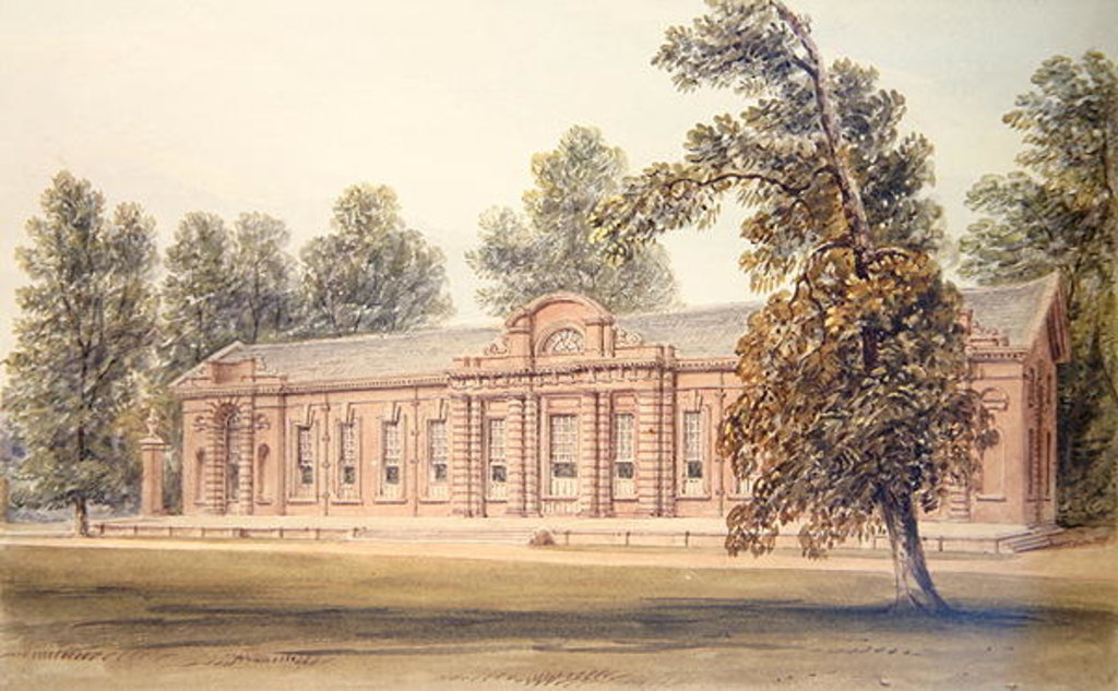 Detail of The Orangery or Greenhouse in the Garden of Kensington Palace by John Edmund Buckley