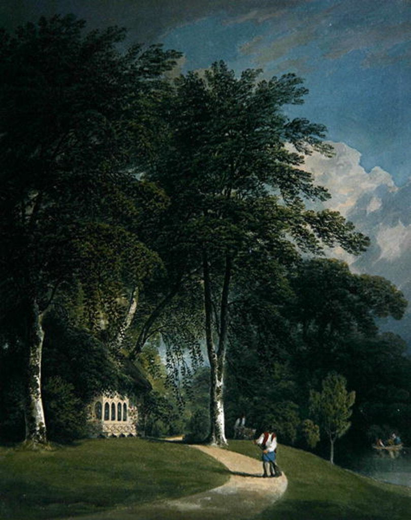 Detail of Stourhead, Wilts by Francis Nicholson