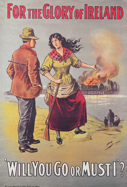 Detail of For the Glory of Ireland, 1866 by Irish School