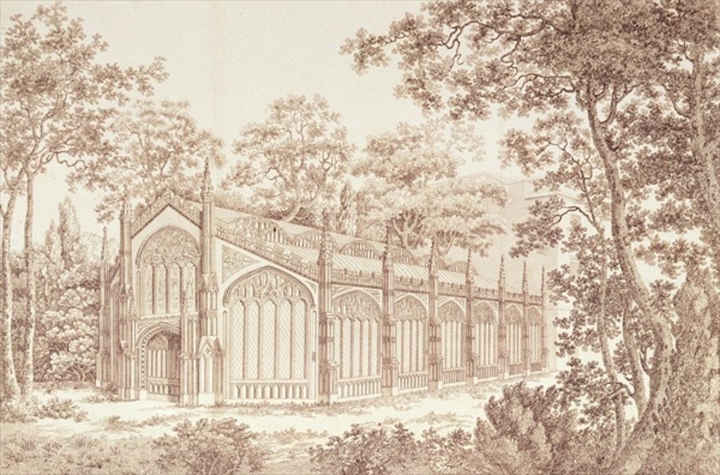 Detail of The Exterior of the Prince of Wales's Conservatory at Carlton House, 1811 by English School