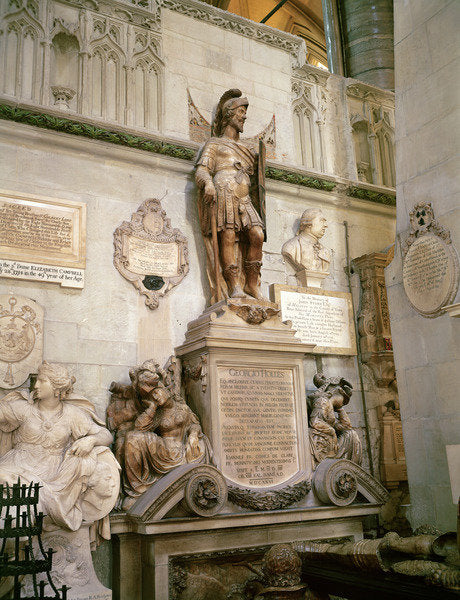 Detail of Tomb of Georgio Holles, Westminster Abbey by School English