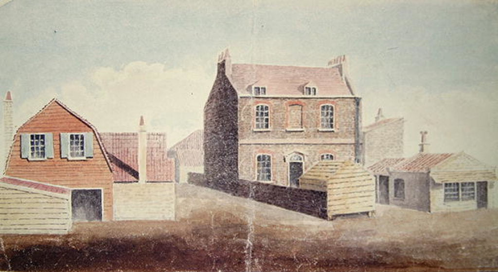 Detail of House of Matthew Felton, Horseferry Road by School English