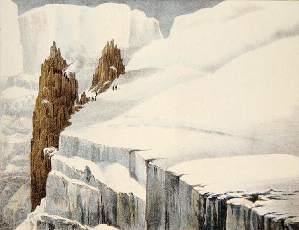 Detail of Arriving at the Grand Mulets by School English