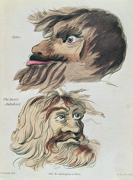 Detail of The Spirit Antichrist by Francis (after) Barrett