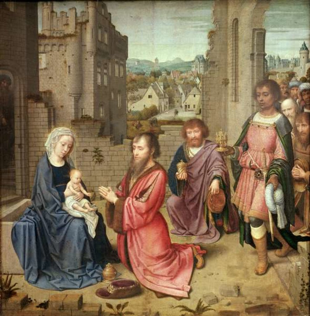 Detail of Adoration of the Kings, 1515 by Gerard David