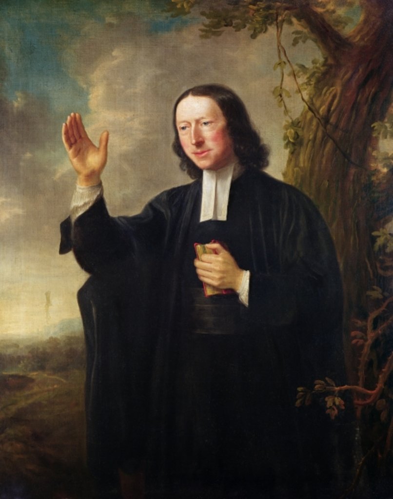 Detail of Portrait of John Wesley, c.1766 by Nathaniel Hone
