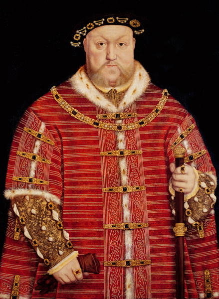 Detail of Portrait of Henry VIII by Hans Holbein the Younger