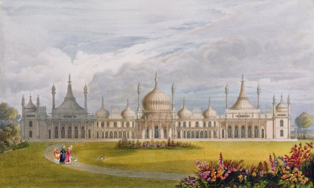 Detail of Brighton Royal Pavilion, 19th century by English School