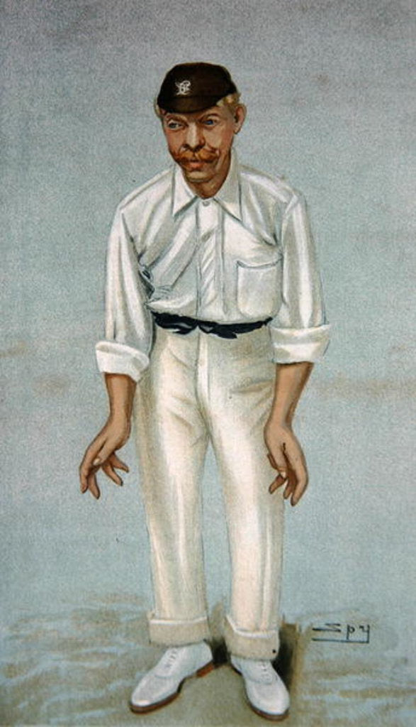 Detail of Bobby, caricature of the cricketer Robert Abel, published 5th June 1902 in Vanity Fair by Leslie Matthew Ward