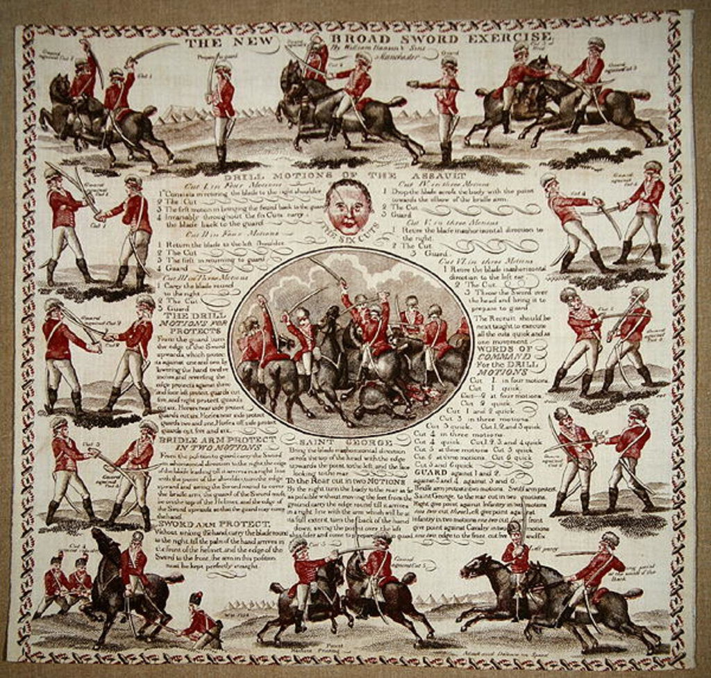 Detail of The New Broad Sword Exercise by School English