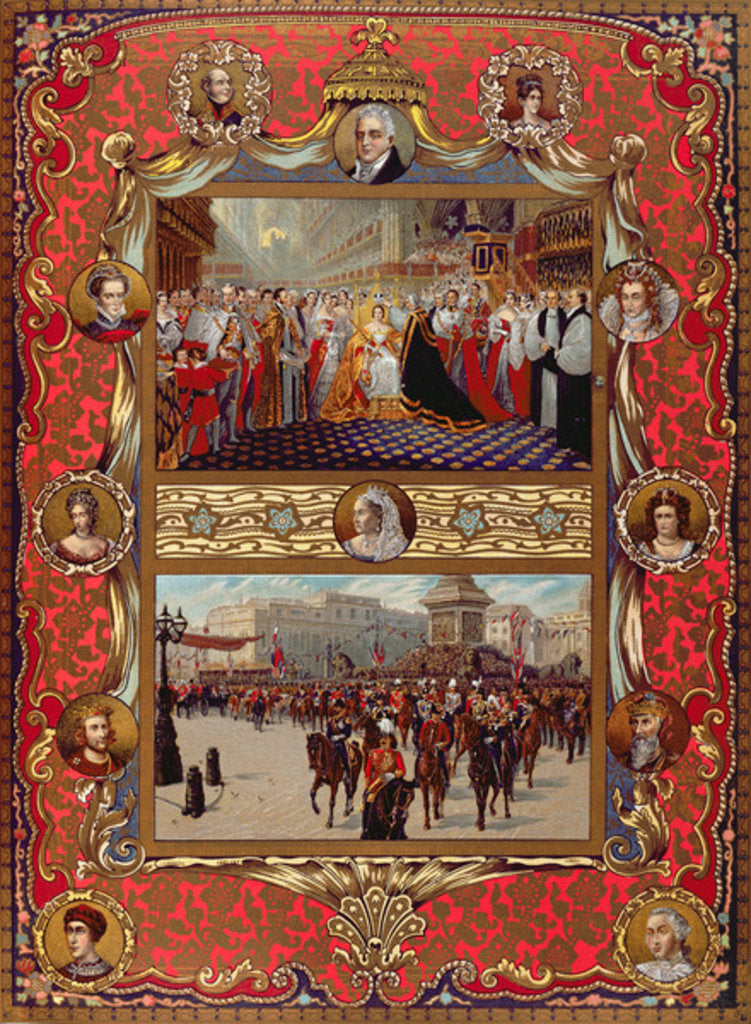 Detail of In Commemoration of Queen Victoria's Jubilee by English School