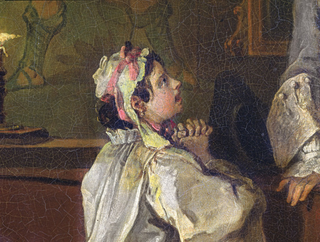 Detail of Marriage a la Mode:V, The Bagnio, c.1743 by William Hogarth