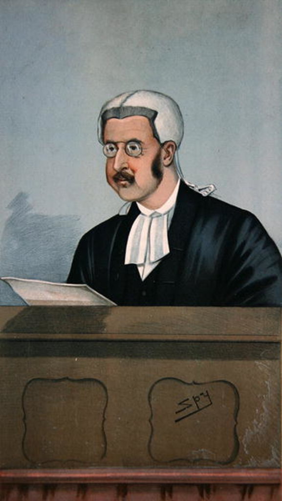Detail of A Judicial Churchman by Leslie Matthew Ward