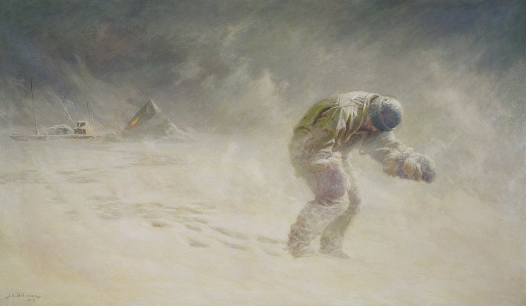 Detail of A very gallant gentleman, 1913 by John Charles Dollman