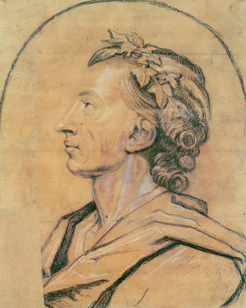 Detail of Portrait of Alexander Pope by Godfrey Kneller