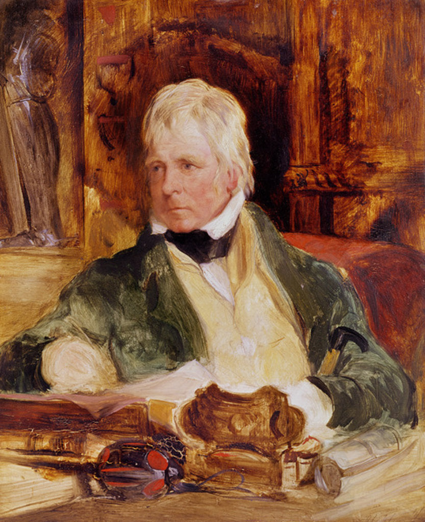 Detail of Portrait of Sir Walter Scott, c.1824 by Edwin Landseer