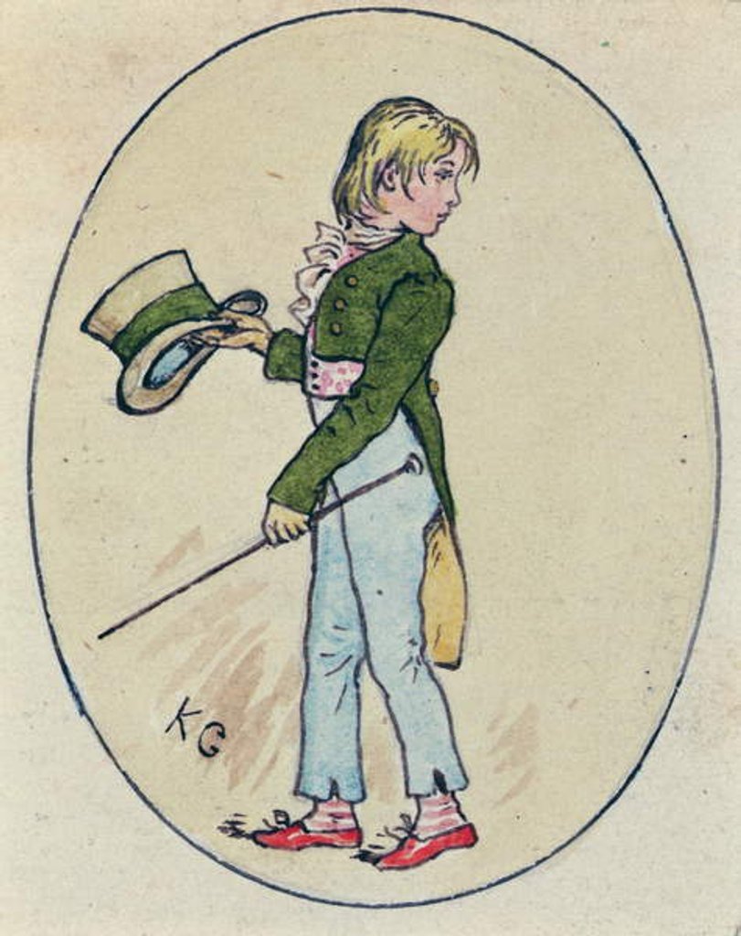 Detail of Illustration for 'St Valentines Day', 1914 by Kate Greenaway