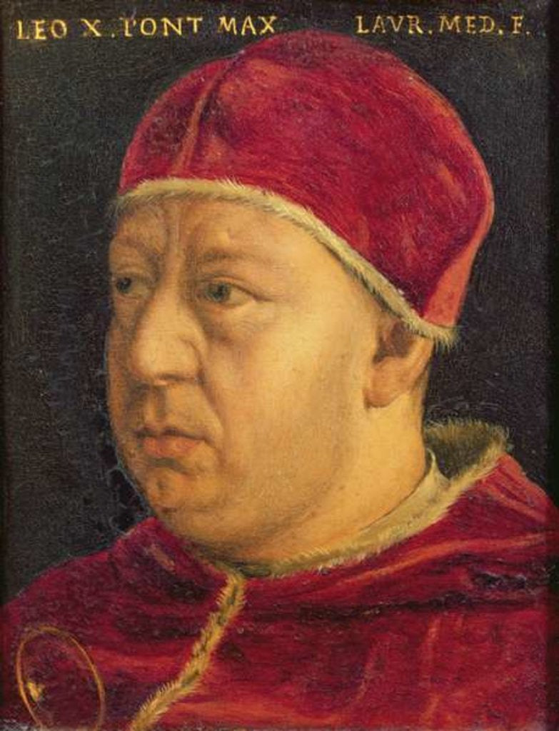 Detail of Portrait of Leo X by Italian School