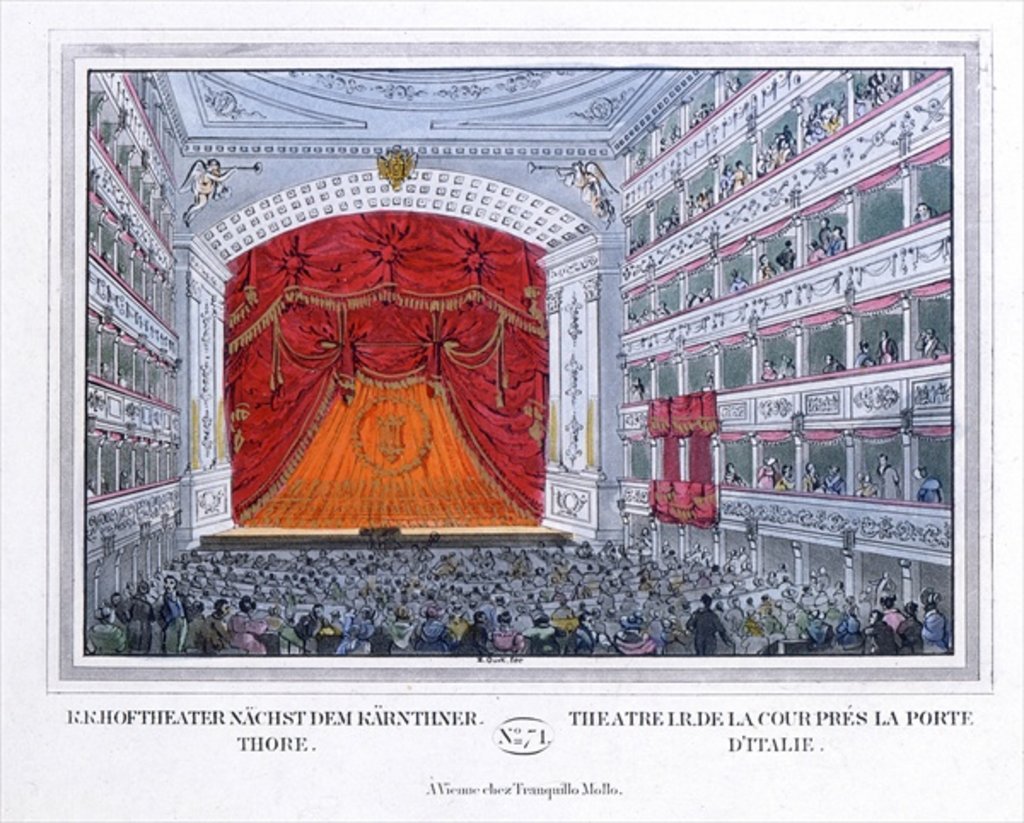 Detail of Theater am Karntnertor Vienna by School German