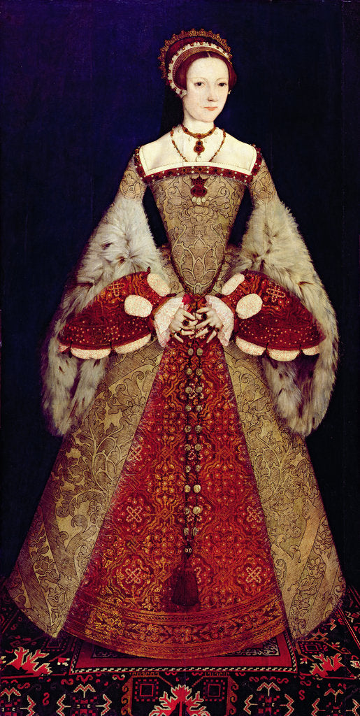 Detail of Portrait of Catherine Parr, c.1545 by John Master
