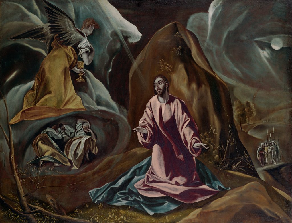 Detail of Agony in the Garden of Gethsemane, c.1590's by El Greco