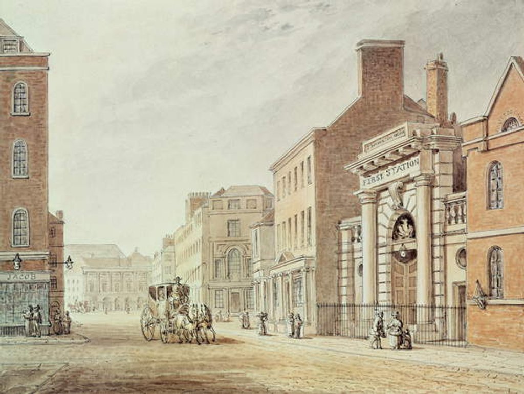 Detail of Phoenix Fire Office by School English