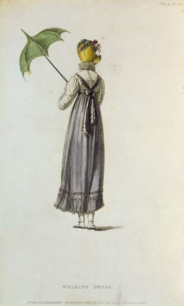 Detail of Walking Dress, 1814 by English School