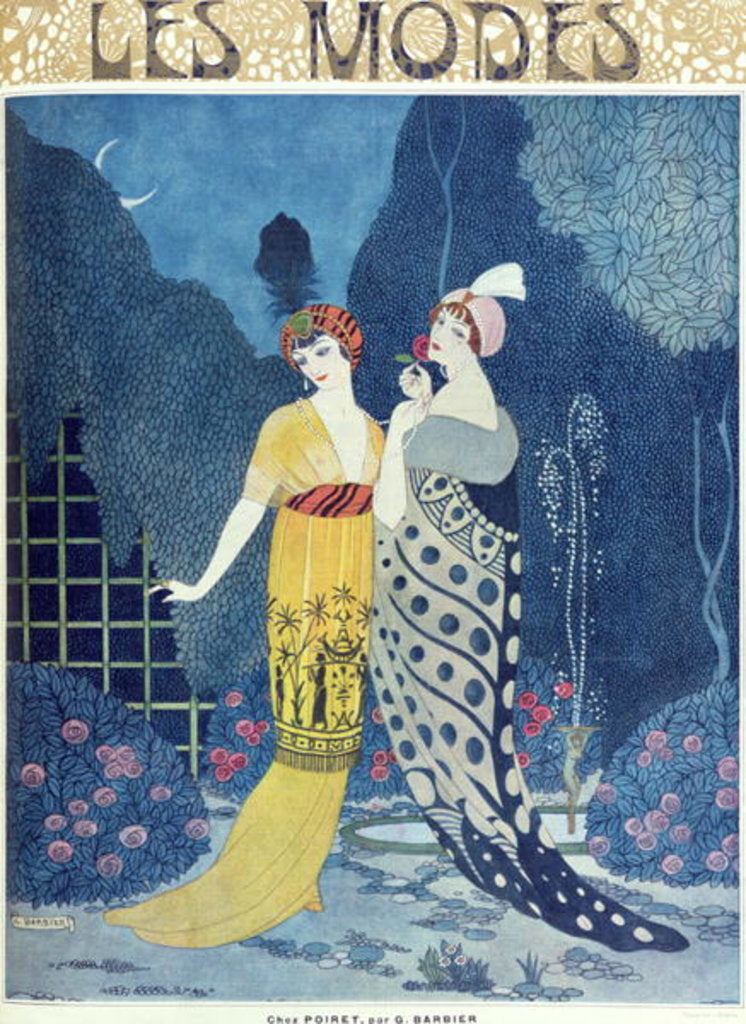 Detail of Les Modes by Georges Barbier