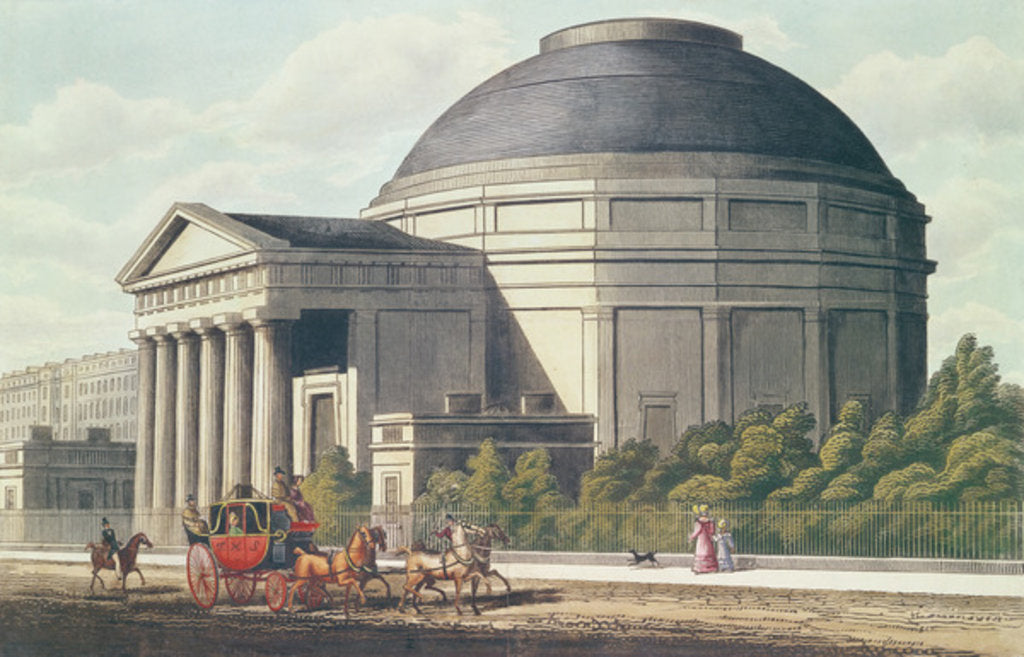 Detail of View of the Colosseum, Regent's Park by School English
