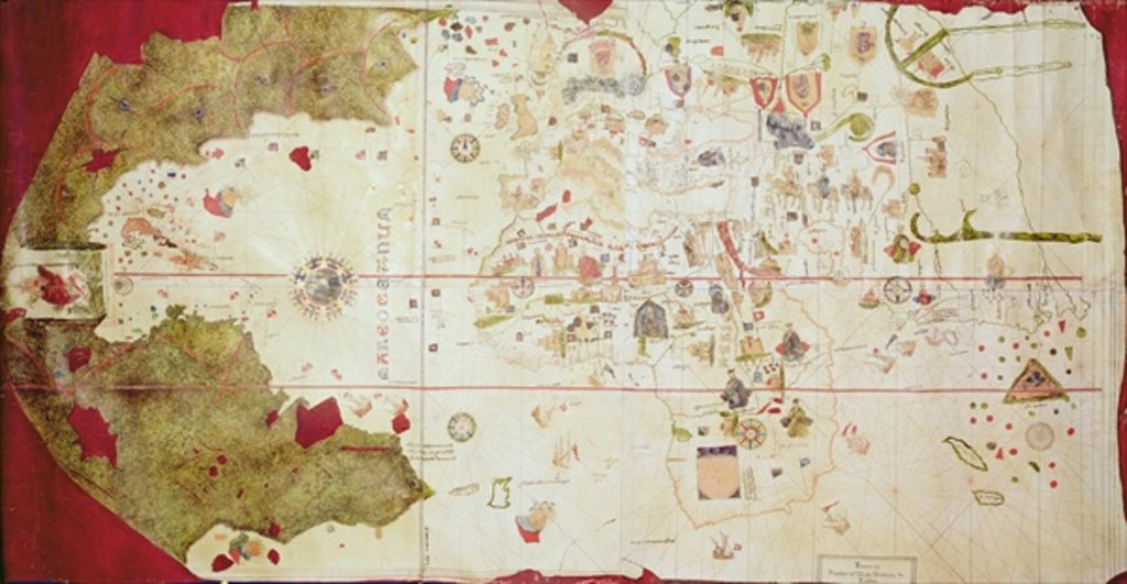 Detail of Mappa Mundi, 1502 by Juan de la Cosa