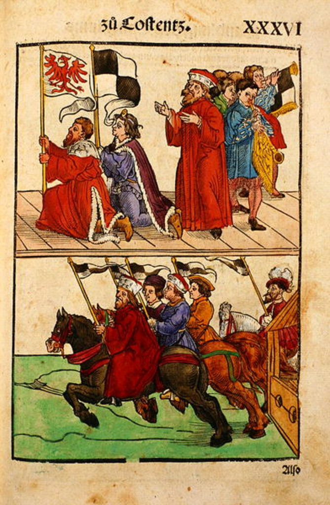 Detail of The Council of Constance by Ulrich von Richental