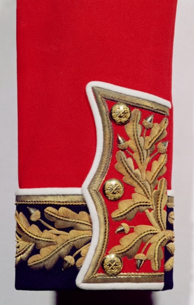 Detail of Sleeve detail of a British Army Uniform by Anonymous