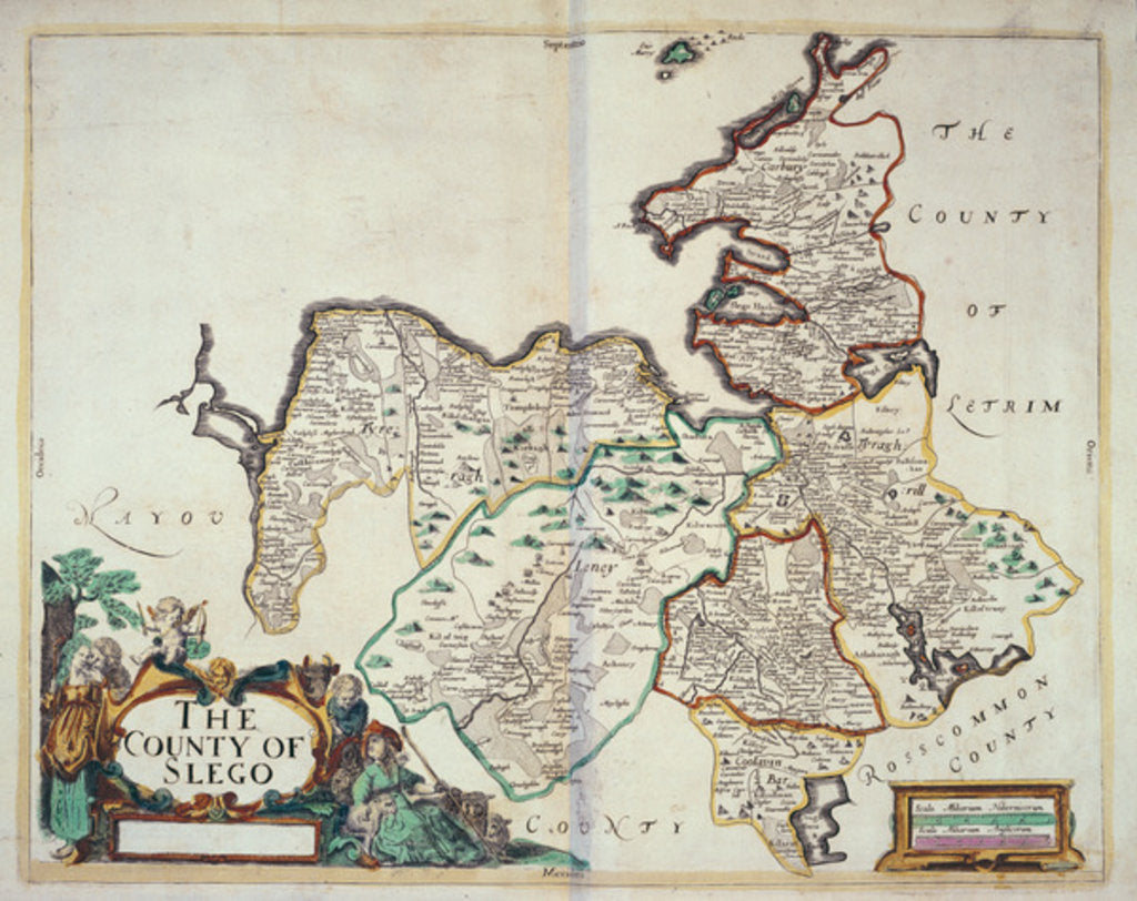 Detail of The County of Slego by William Petty