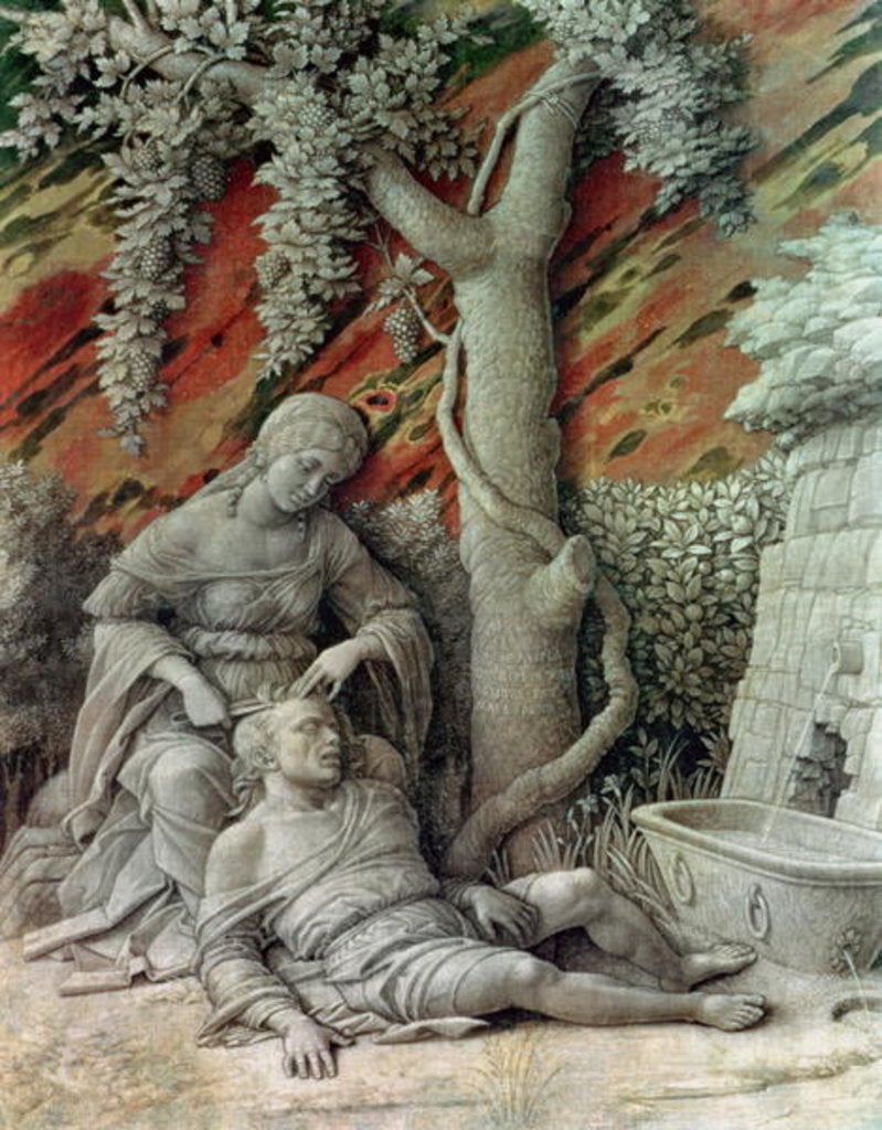Detail of Samson and Delilah, c.1500 by Andrea Mantegna