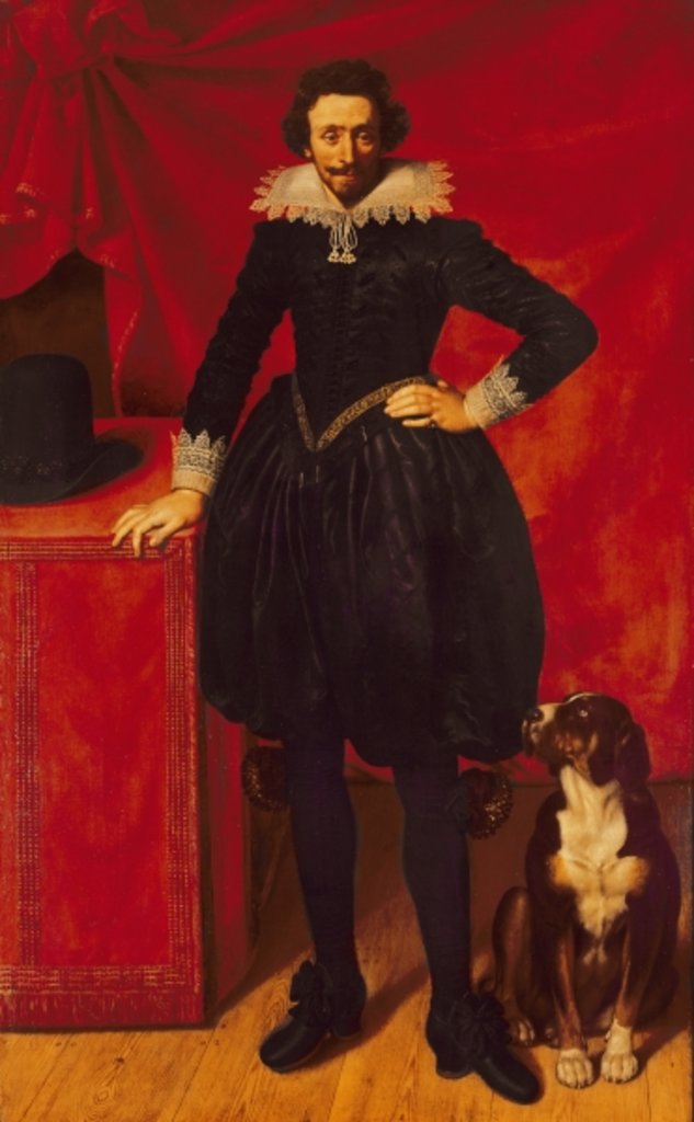 Detail of Portrait of the Duke of Chevreuse by Frans II Pourbus