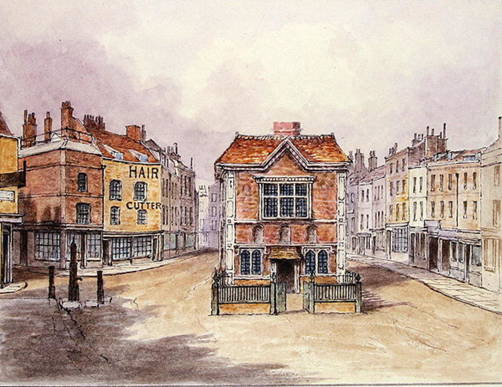 Detail of Hick's Hall, St. John's Street by School English