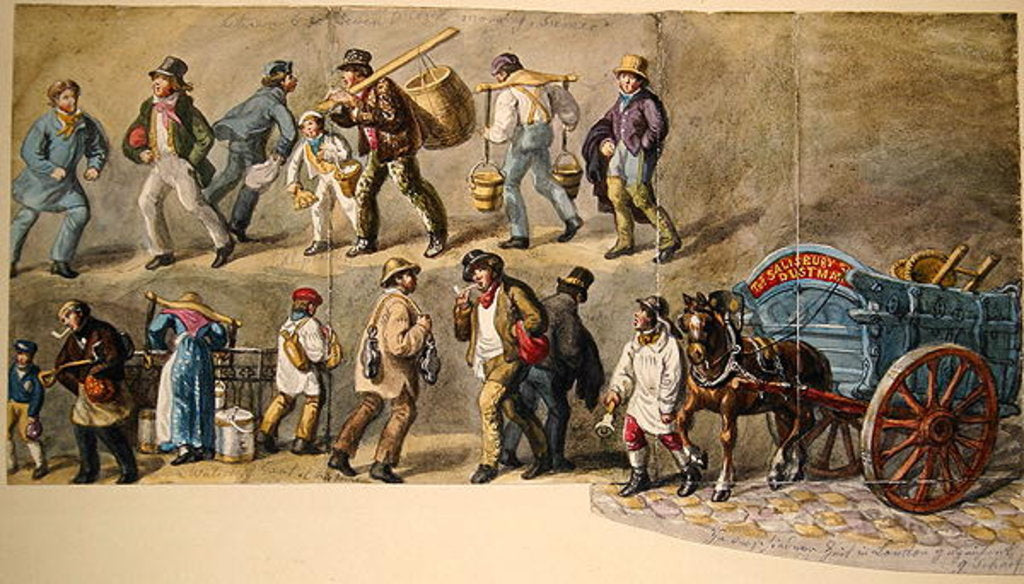 Detail of Between 6 and 7 O'clock in the Morning, Summer by George the Elder Scharf