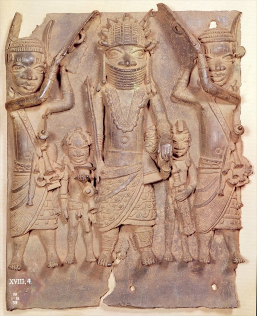 Detail of Benin Plaque, Nigeria by School Beninois