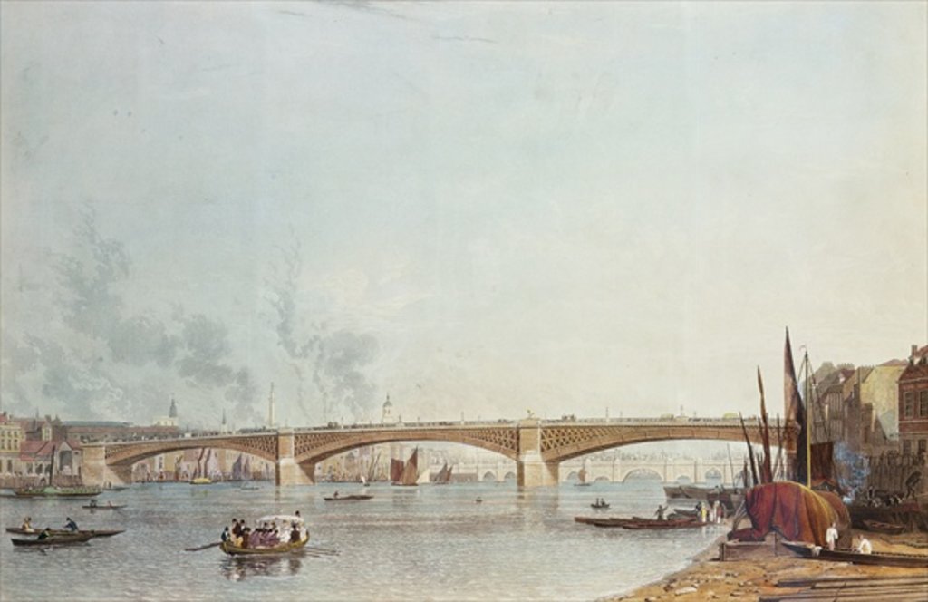 Detail of Southwark Bridge, West Front by School English
