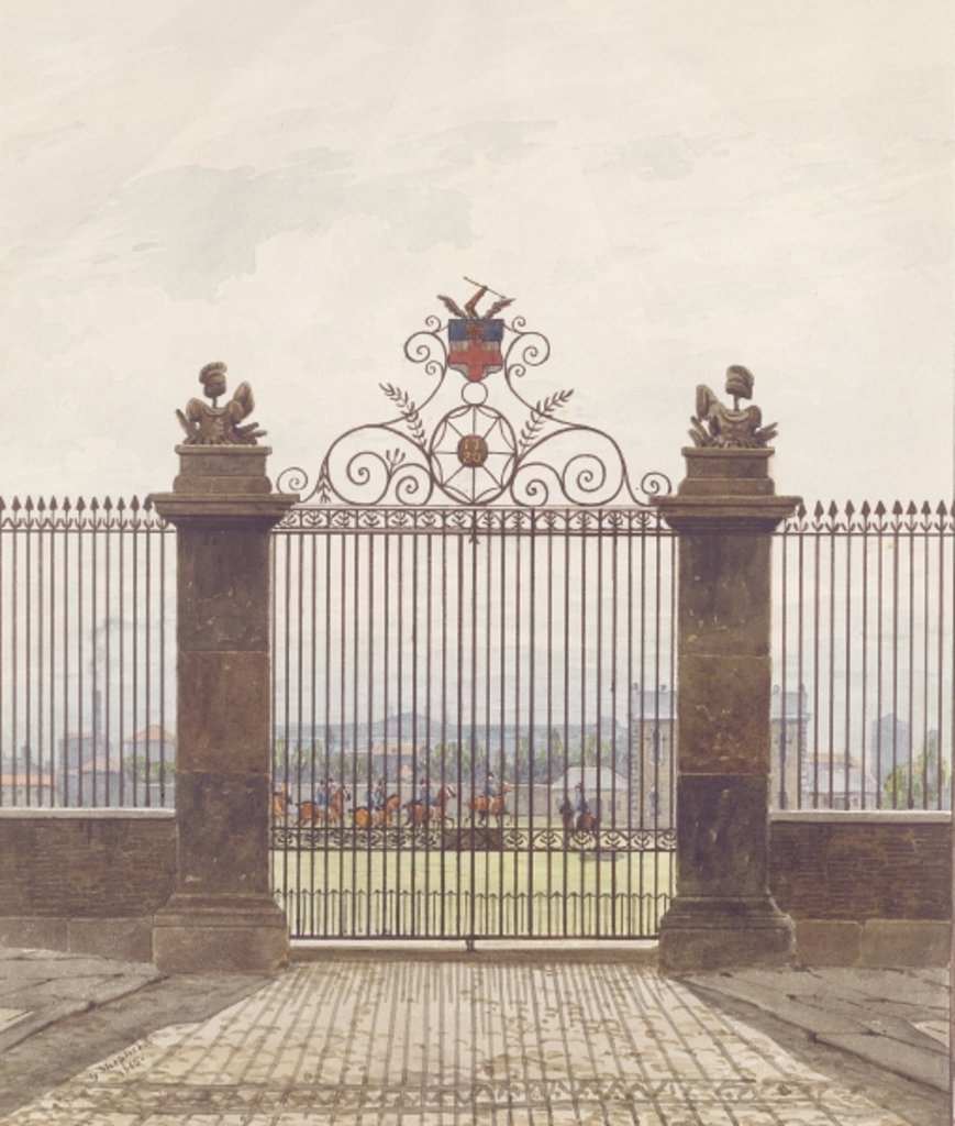 Detail of London scene, 1815 by George Sidney Shepherd