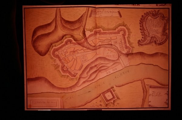 Detail of Map of Cochin, India by School English