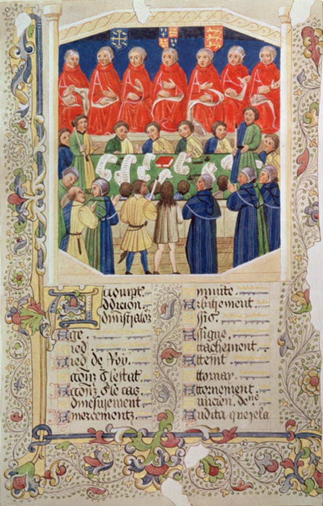 Detail of Court of Common Pleas by English School
