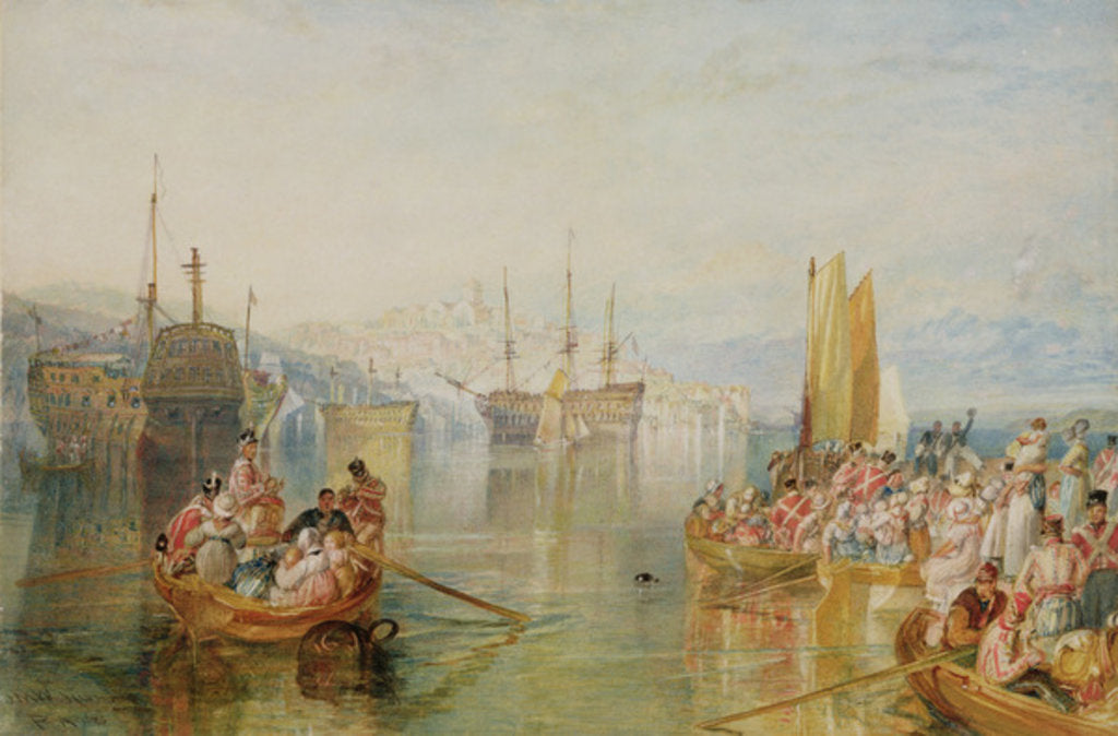 Detail of Saltash, Cornwall, 1825 by Joseph Mallord William Turner