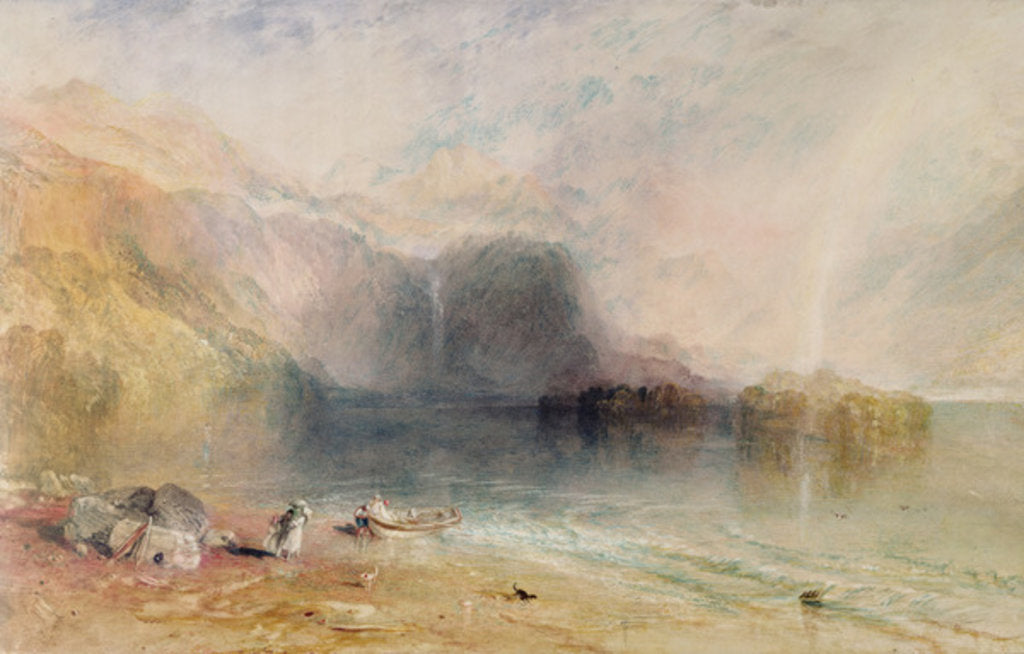Detail of Keswick Lake, Cumberland, 1835 by Joseph Mallord William Turner