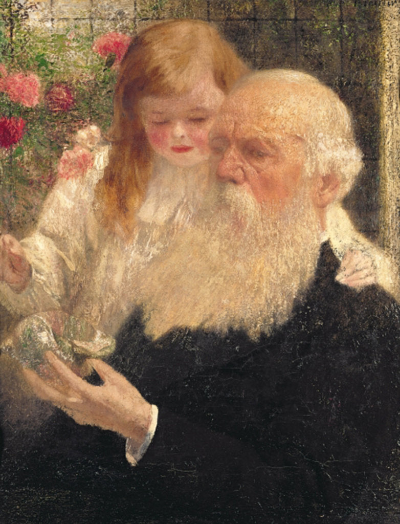 Detail of Comrades: John Galsworthy's niece and Rudolph Sauter by George Sauter