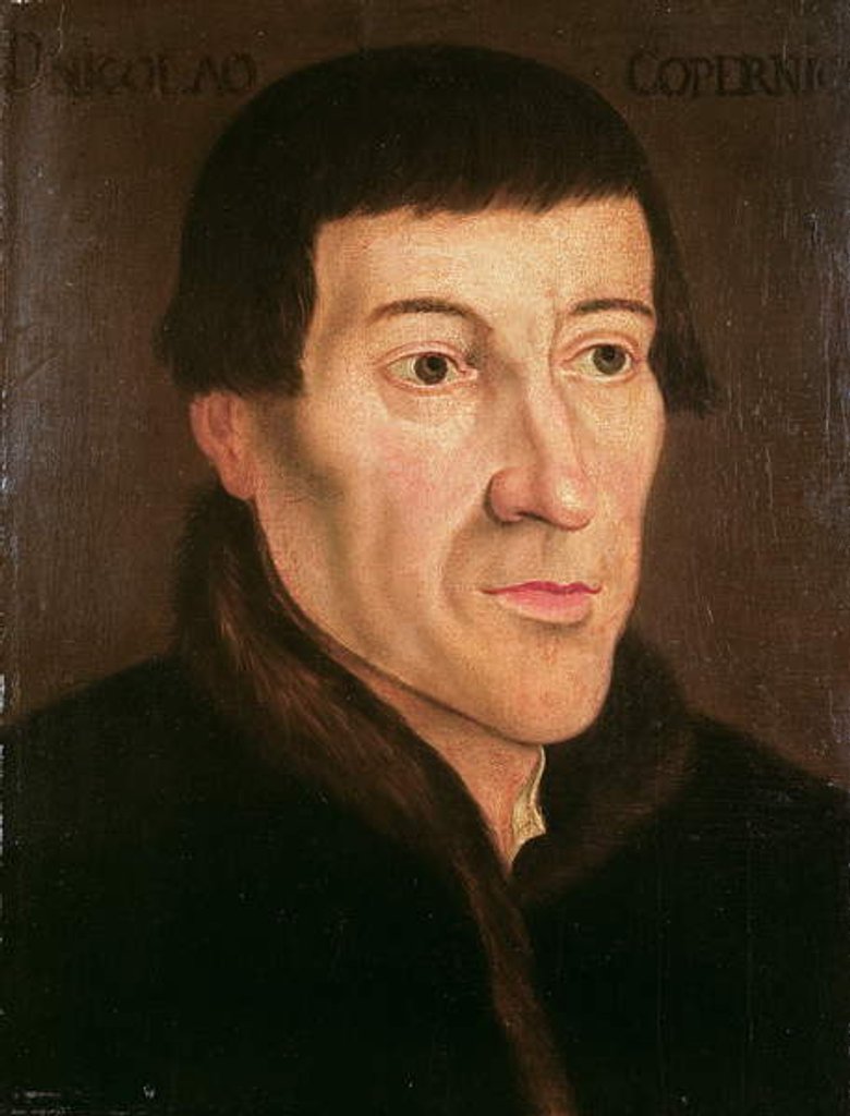Detail of Nicholas Copernicus, c.1776 by or Lormann Friedrich Anton Lohrmann