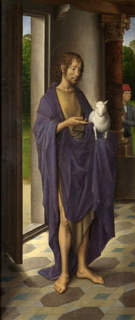 Detail of St. John the Baptist by Hans Memling